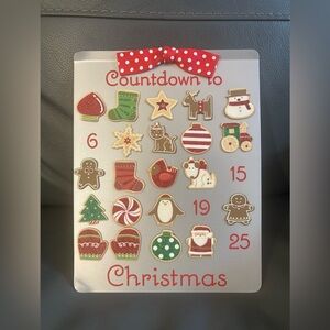 Hallmark Countdown to Christmas Magnetic Cookie Sheet Calendar